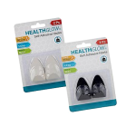 Self-Adhesive Metal Hooks, 2 Piece - Half Oval
